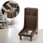 Thumbnail image #4 for Cambro Camdolly® CD300H131 Beverage Server Dolly with Handle, 350-lb Capacity, 5-Inch Casters, Dark Brown, Open Frame