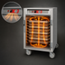 Thumbnail image #3 for Metro C5 6 Series Mobile Half-Height Heated Holding Cabinet with Solid Doors, 17 Pan Capacity, 120V