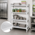 Thumbnail image #4 for Cambro Camshelving Premium 4-Shelf Solid Stationary Starter Unit, 18 x 60 x 72 Inches, Speckled Gray