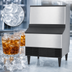 Thumbnail image #3 for Hoshizaki KM-301BWJ Water-Cooled Cube-Style Ice Machine with 100 lb Built-In Storage Bin