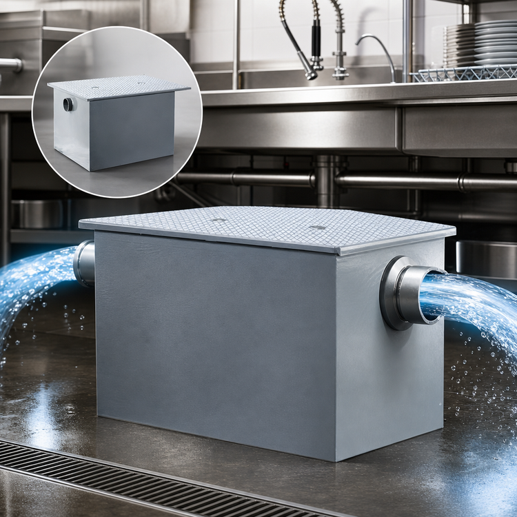 Product image #3 for Watts Grease Interceptors GI-400-K 400 GPM Grease Interceptor with 800 lb Capacity