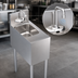 Thumbnail image #3 for Krowne Royal Series Stainless Steel Freestanding Underbar Hand Sink with Electronic Sensor Faucet, 12 x 24 x 36.5 Inches