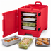Thumbnail image #4 for Cambro 1318CC Stackable Insulated Combo Carrier for Half-Size Sheet Pans, Trays, and Food Pans
