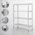 Thumbnail image #3 for New Age H.D. Series 4-Tier Heavy-Duty Aluminum Shelving Unit, 36 x 24 x 72 Inches