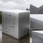 Thumbnail image #3 for Master-Bilt Products QS Series QODF771010-C Outdoor 10' x 10' Walk-In Freezer, 7'7" H, With Floor, Self-Contained R290 Refrigeration