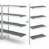 Thumbnail image #3 for Fermostock 4-Tier Perforated Polymer Shelving Unit Expansion Kit, 35