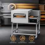 Thumbnail image #3 for Lincoln Foodservice Quick Ship 1132-000-U-KF005-QS Single-Deck Electric Conveyor Oven with Digital Controls, Glass Access Window, Right-to-Left