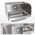 Thumbnail image #3 for BK Resources BKHS-W-1410-1-SS Wall-Mount Hand Sink — 14