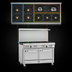 Thumbnail image #3 for Southbend Ultimate 48-Inch Gas Restaurant Range with 7 Open Burners, Standard Oven, and Cabinet Base
