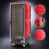 Thumbnail image #3 for Metro C5 3 Series Full-Height Mobile Heated Holding Cabinet with Clear Polycarbonate Door, Fixed Wire Slides, Lower Wattage
