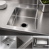 Thumbnail image #3 for John Boos CUT2424146 Weld-In Undermount 1-Compartment Stainless Steel Sink, 24 x 24 x 14 Inches