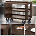 Thumbnail image #4 for Cambro Service Cart Pro Large Open-Sided Bus Cart, 3-Shelf, 600-lb Capacity