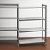 Thumbnail image #3 for Cambro Camshelving Basics Plus 4-Tier Solid Add-On Polymer Shelving Unit, 21 x 60 x 64 Inches, Brushed Graphite