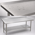 Thumbnail image #3 for John Boos Stallion 72 Inch x 24 Inch Stainless Steel Work Table with 1-1/2 Inch Rear Up-Turn and Adjustable Undershelf