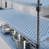 Thumbnail image #3 for Eagle QuadPlus 54 Inch x 21 Inch Blue Polymer Louvered Shelf Mat with Chrome QuadTruss Frame