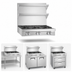 Thumbnail image #3 for Southbend Platinum Heavy Duty 36-Inch Modular Gas Sectional Range with 4 Open Burners