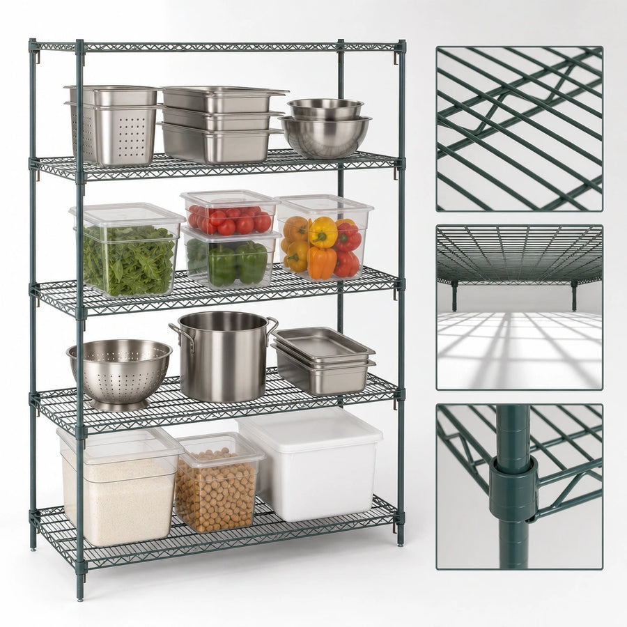 Open Wire Shelf Design