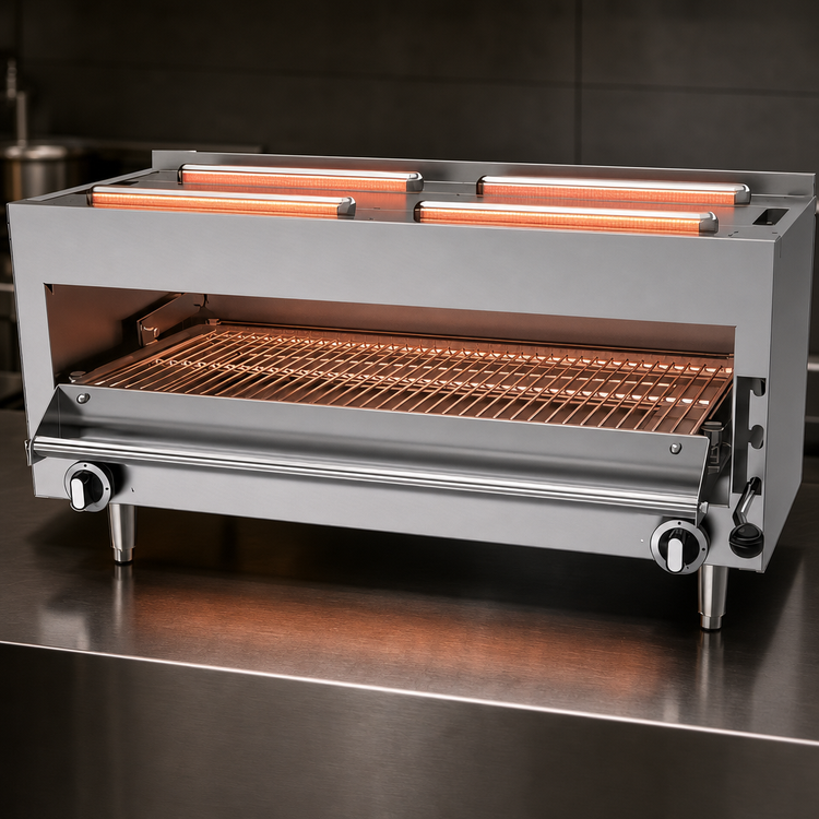 Product image #3 for US Range U Series Countertop Infrared Gas Salamander Broiler, 34-Inch Wide, 40,000 BTU