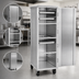 Thumbnail image #3 for Lifetime Series Enclosed Heavy-Duty Aluminum Pan Rack with Casters, 38-Pan Capacity
