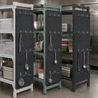Thumbnail image #3 for Cambro Camshelving® CSPEGKIT24110 Pegboard Storage System, 24 x 48 Inch, Textured Matte Black ABS Plastic