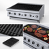 Thumbnail image #3 for Garland Heavy-Duty 36-Inch Countertop Gas Radiant Charbroiler with Non-Adjustable Cast Iron Grates