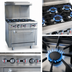 Thumbnail image #3 for Serv-Ware 36-Inch Natural Gas Commercial Gas Range with Six Open Burners and Standard Oven