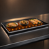 Thumbnail image #3 for Portable Heated Black Ceramic Glass Warming Shelf, 36 Inch, Thermostatic 100°F to 200°F