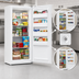 Thumbnail image #3 for KoolMore 32.8-Inch White Convertible Reach-In Refrigerator/Freezer, 1 Section