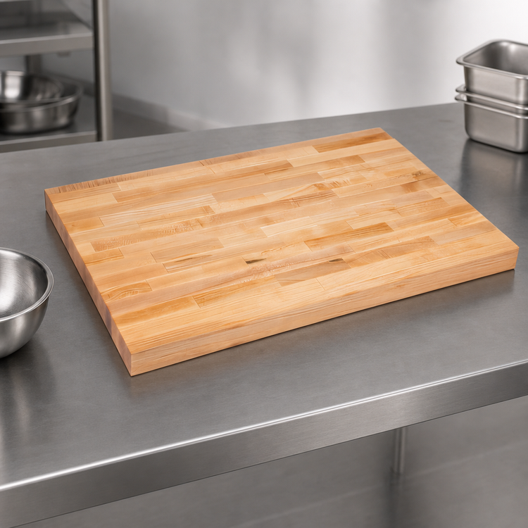 Product image #3 for John Boos SC115-O Edge Grain Flat Top Northern Hard Rock Maple Work Table Top, 120 x 42 x 1-3/4 Inches