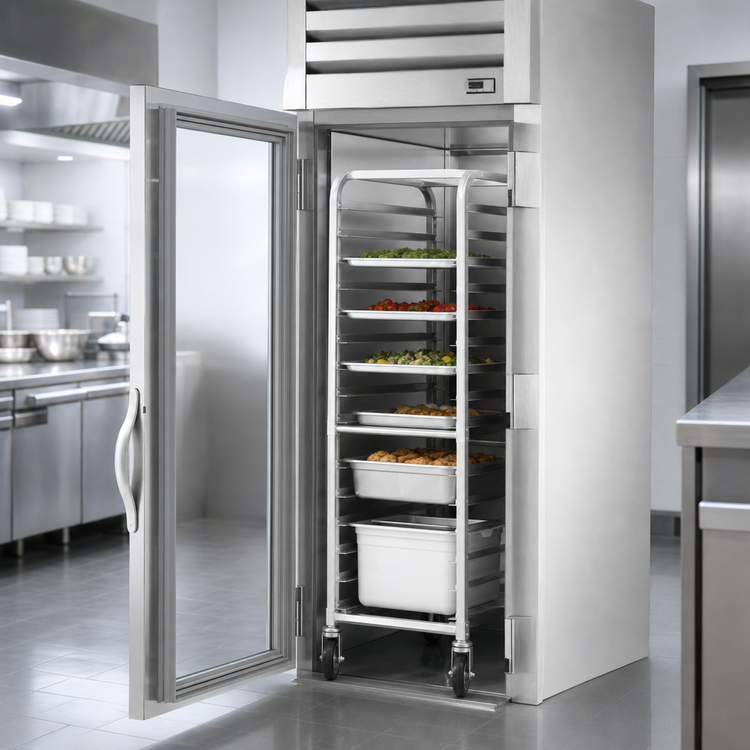 Product image #3 for True SPEC SERIES One-Section Roll-In Refrigerator with Glass Door and Lock