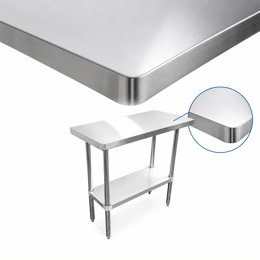 16-Gauge 304 Stainless Steel Top