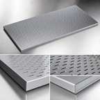 Thumbnail image #3 for Krowne Royal Series KR24-PE48 24" x 48" Stainless Steel Perforated Drainboard Insert