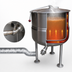 Thumbnail image #3 for Crown DL-40 40 Gallon Direct Steam Stationary Kettle with Tri-Leg Base