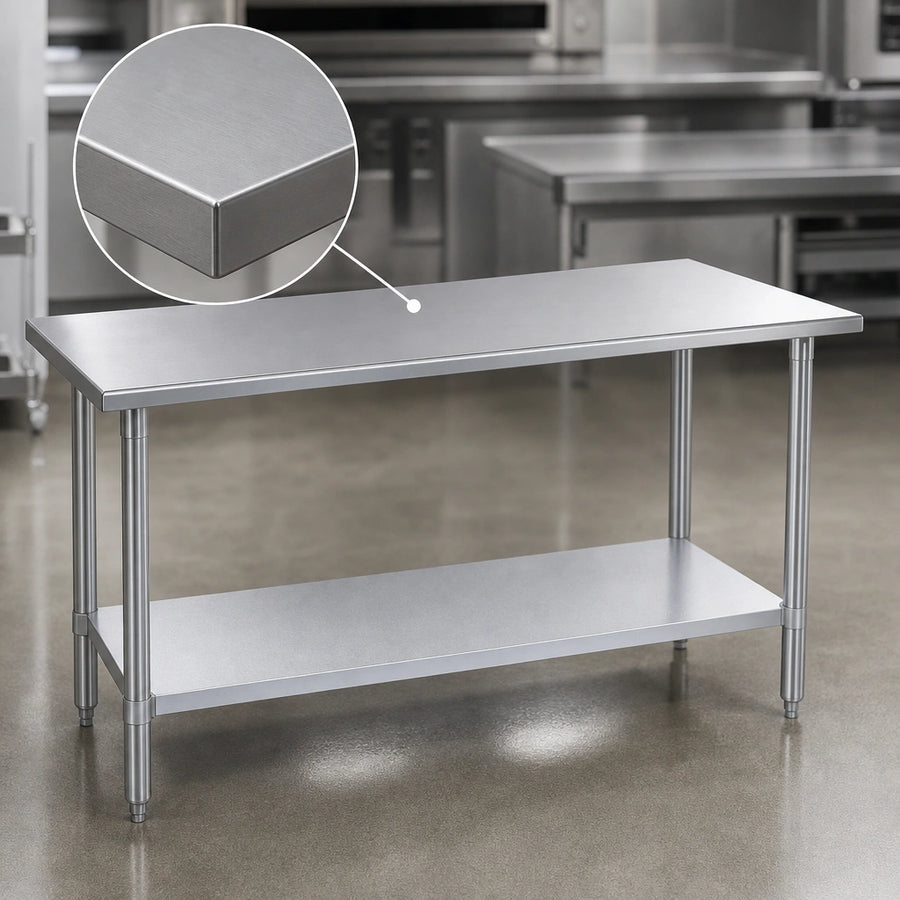 16-Gauge 300-Series Stainless Steel Top