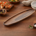 Thumbnail image #4 for American Metalcraft AWLP Large Oblong Acacia Wood Serving Boat Platter
