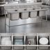 Thumbnail image #3 for Advance Tabco Regaline 4-Compartment Deep Drawn Sink with 16 x 20-Inch Bowls, 14-Gauge 304 Stainless Steel