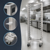Thumbnail image #3 for Channel Lo Profile Nesting Aluminum End Load Bun Pan Rack, 15 Pan Capacity