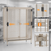 Thumbnail image #3 for MetroMax Stationary Security Cage with Sliding Doors, 24 x 48 Shelf Capacity