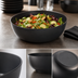 Thumbnail image #4 for American Metalcraft Ani 169 oz. Round Black Melamine Serving Bowl