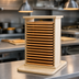 Thumbnail image #3 for 20-Slot Beech Plywood Serving Board Rack