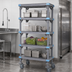 Thumbnail image #3 for Millenia 5-Shelf Mobile Polymer Starter Shelving Unit, 30
