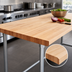 Thumbnail image #3 for John Boos JNB17 96-Inch x 36-Inch Wood Top Work Table with 1-1/2-Inch Thick Maple Top and Galvanized Base