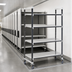 Thumbnail image #3 for Cambro Camshelving Elements XTRA High Density Mobile Starter Unit, 21-Inch x 42-Inch x 78-1/4-Inch, 4-Shelf Solid, Speckled Gray