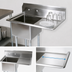 Thumbnail image #3 for John Boos E-Series 1-Compartment Sink with Right Drainboard, 14-Inch Deep Bowl, 18-Gauge Stainless Steel