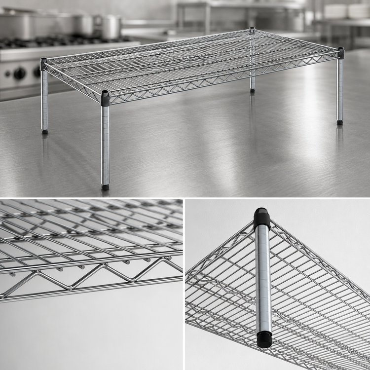 Product image #3 for EAGLEbrite Zinc Wire Dunnage Platform, 36 x 24 Inches, 14-Inch Posts, 600 lb Capacity
