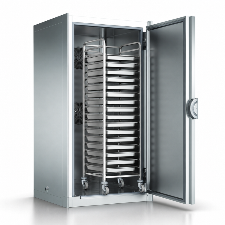 Product image #3 for Irinox MultiFresh MF 100.1 Roll-In Blast Chiller and Shock Freezer, 221 lb Capacity, Remote Condensing Unit