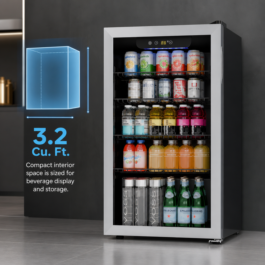 3.2 Cu. Ft. Capacity