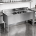 Thumbnail image #3 for CHOICE 84-Inch Three Compartment Underbar Sink Unit with Dual Drainboards, 19-Inch Deep