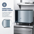 Thumbnail image #3 for Manitowoc Indigo IDT0750AP Correctional Air-Cooled Self-Contained Dice Cube Ice Maker, 680 lb/24 Hr