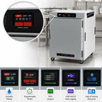 Thumbnail image #4 for Metro HotBlox™ HBCW8-DS-UC Undercounter 8-Pan Insulated Holding Cabinet with Touchscreen Controls, Universal Pan Capacity, and Solid Door